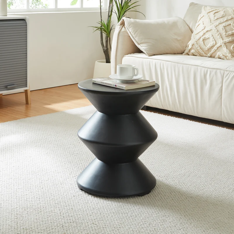 Mesa auxiliar Kyppeslo 47xØ37 cm [en.casa]