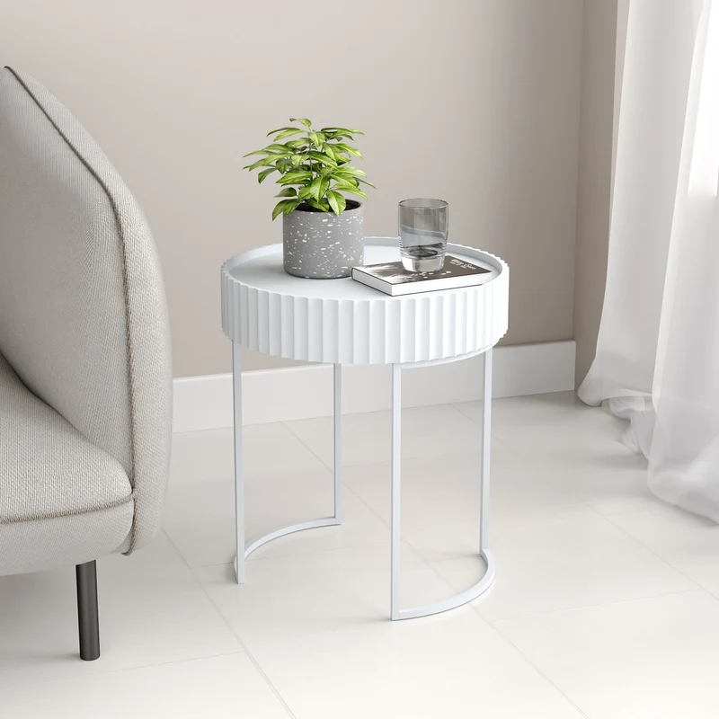 Mesa auxiliar Rill 46xØ40 cm [en.casa]