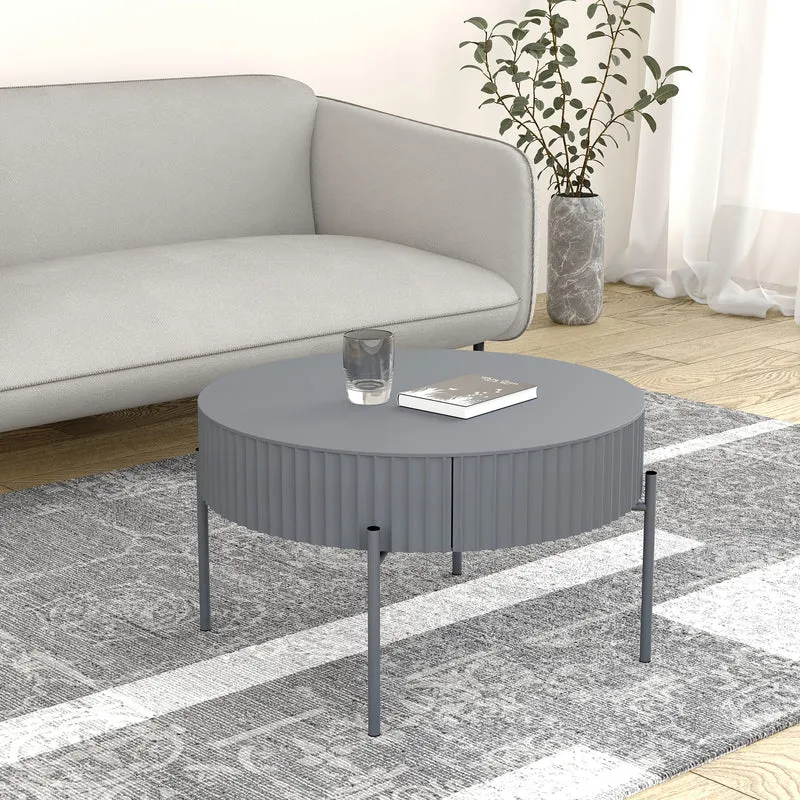 Mesa de centro Rill con cajón [en.casa]