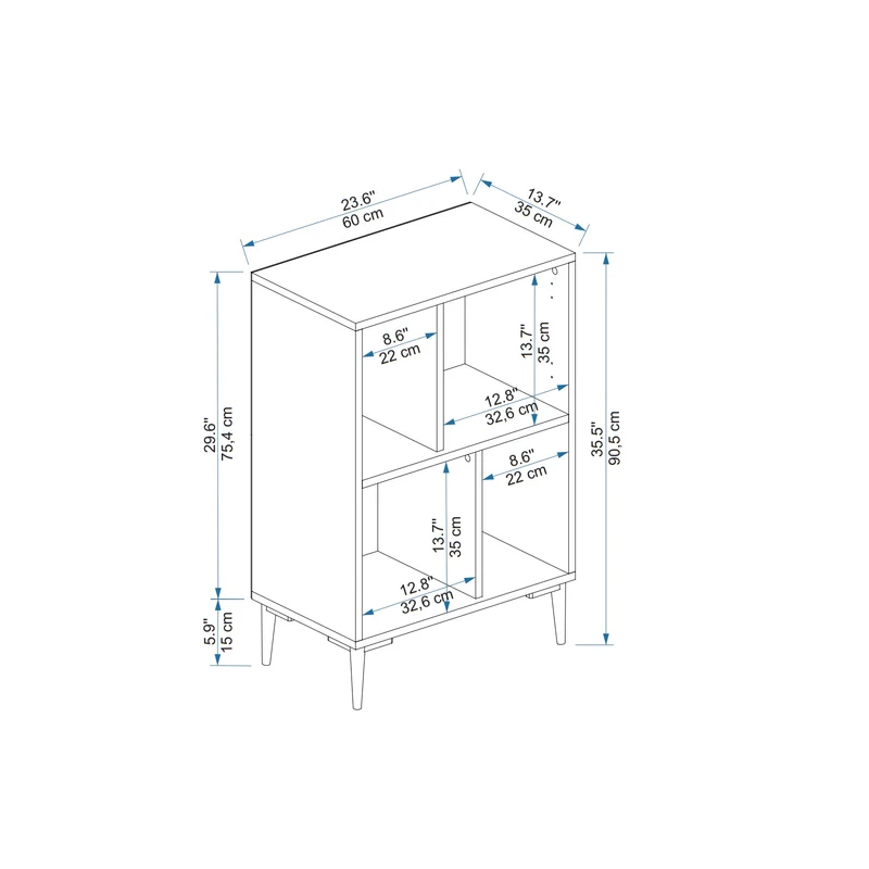 Jeremy Bathroom Cabinet with Shelves