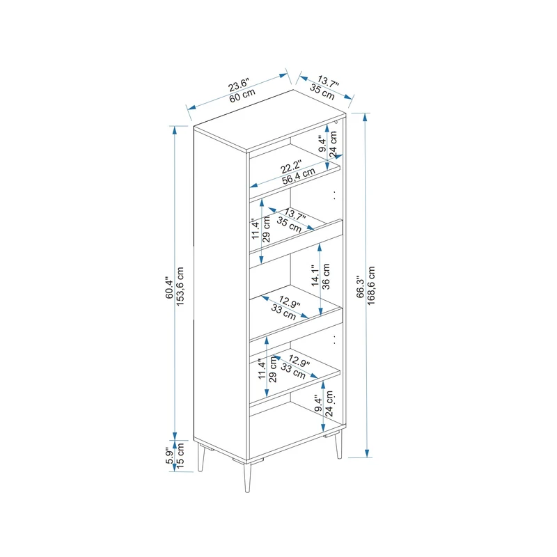 Aera Bathroom Cabinet with Shelves