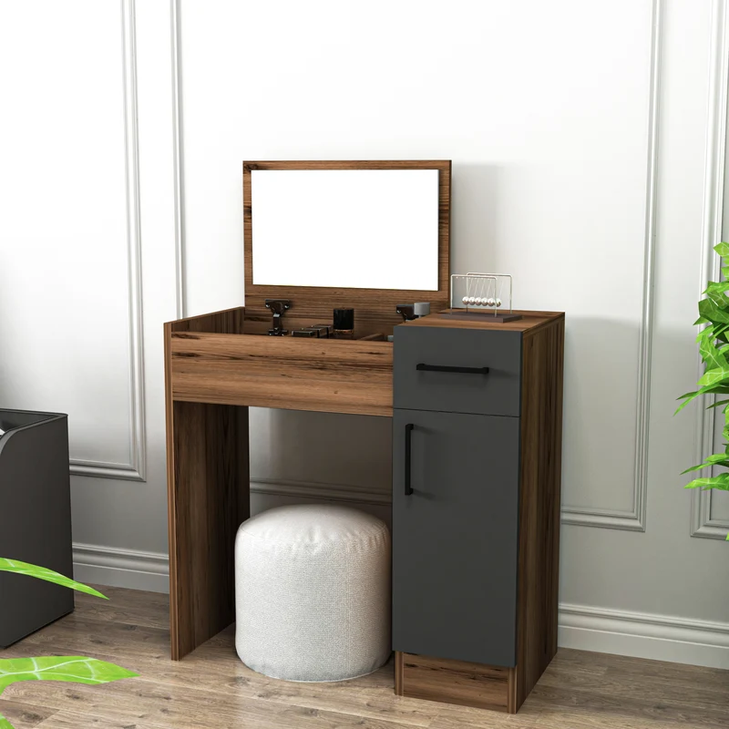 Agnes Freestanding Makeup Vanity Table with Mirror