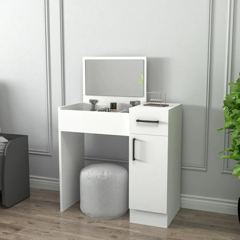 Agnes Freestanding Makeup Vanity Table with Mirror