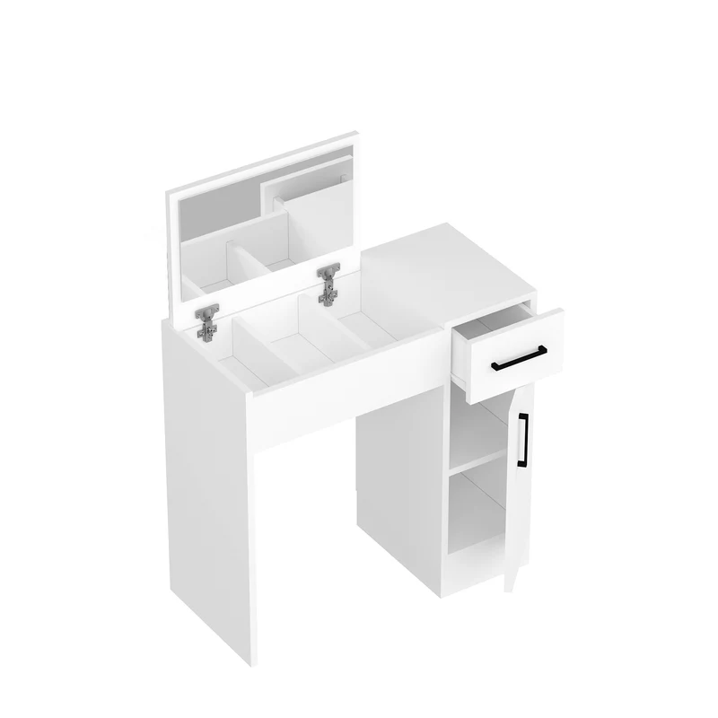 Agnes Freestanding Makeup Vanity Table with Mirror