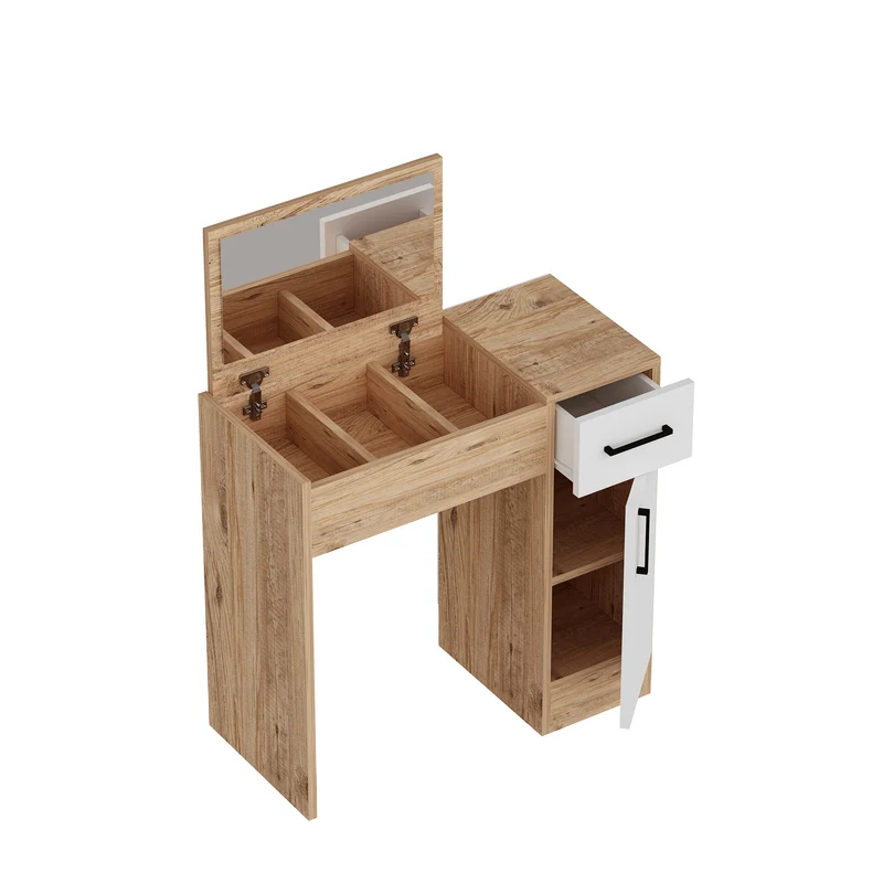Agnes Freestanding Makeup Vanity Table with Mirror