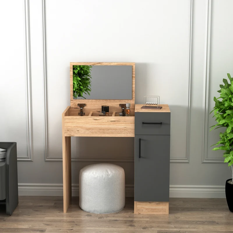Agnes Freestanding Makeup Vanity Table with Mirror