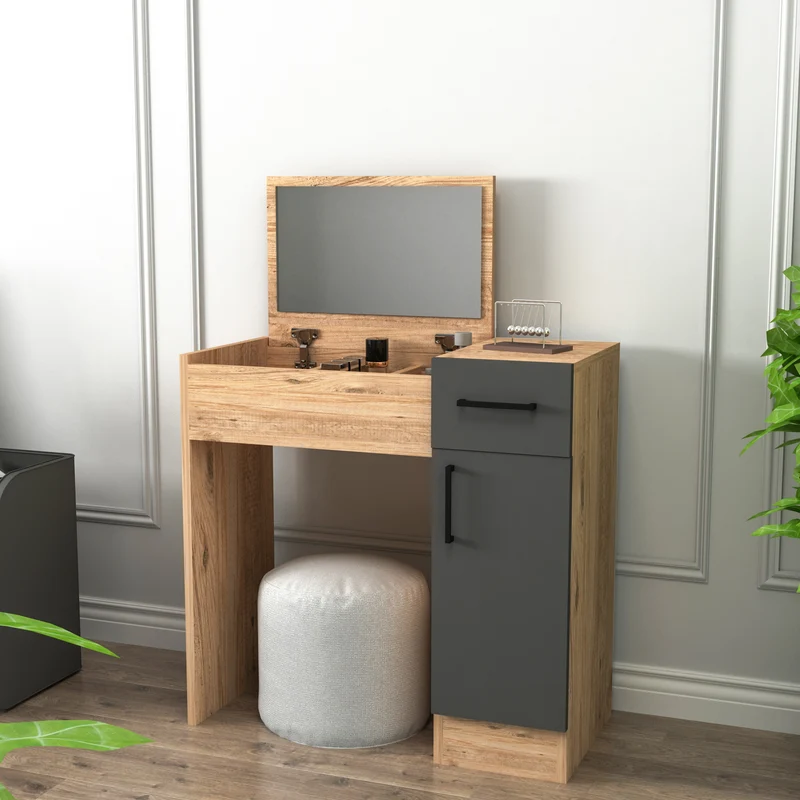 Agnes Freestanding Makeup Vanity Table with Mirror