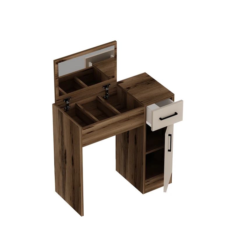 Agnes Freestanding Makeup Vanity Table with Mirror