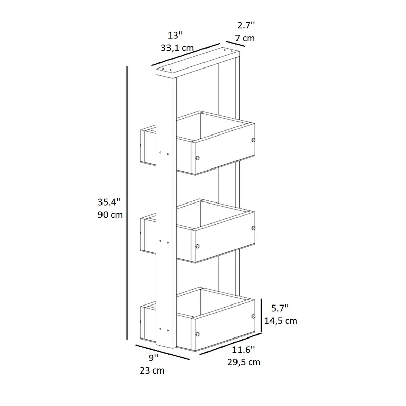 Multi-Purpose Storage Cabinet Shelf Mita