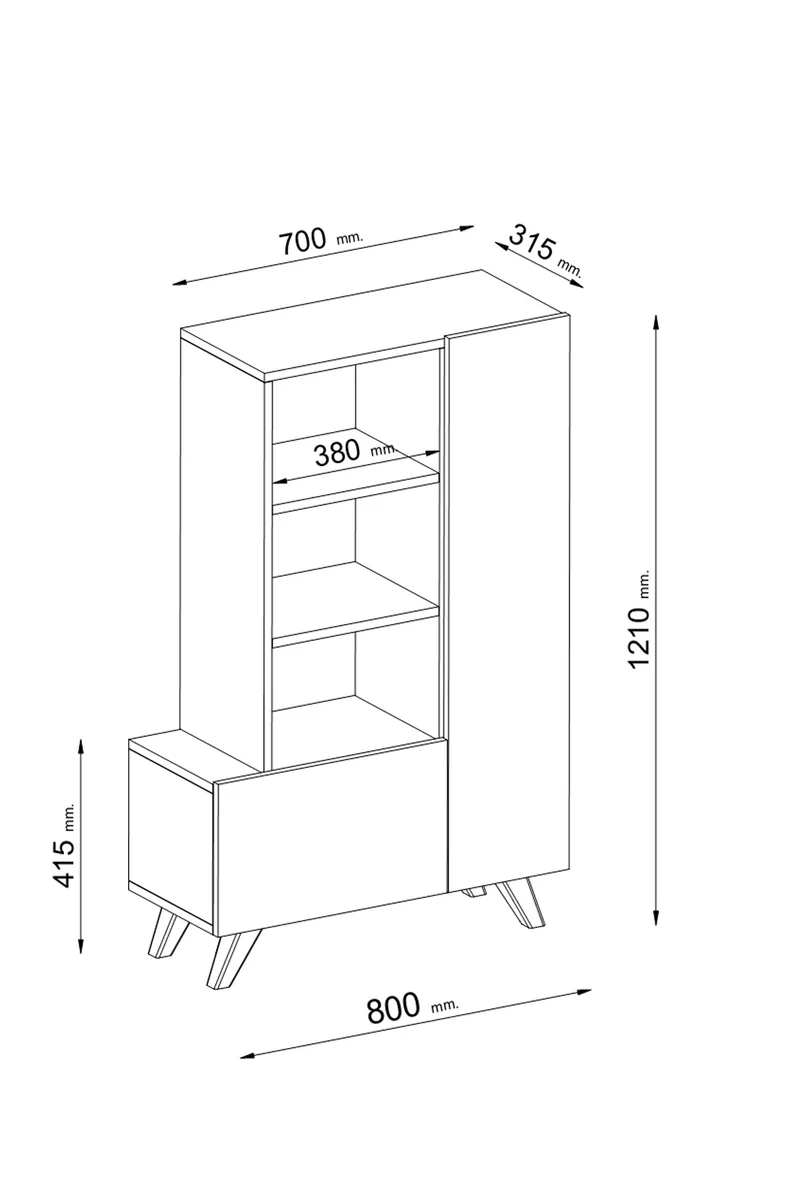 Multi Purpose Cabinet Shelf Evian