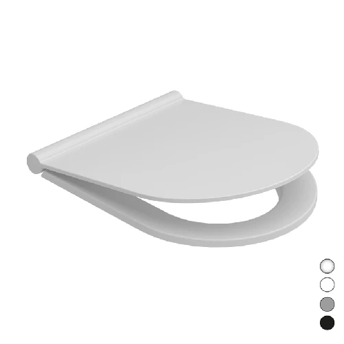 Sedile wc in termoindurente soft closing mayka nero opaco