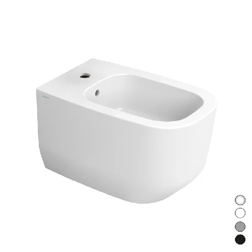 Bidet sospeso alba bianco opaco