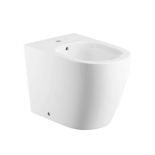 Bidet filo muro magnolia l 52 er. rubinetto bianco opaco