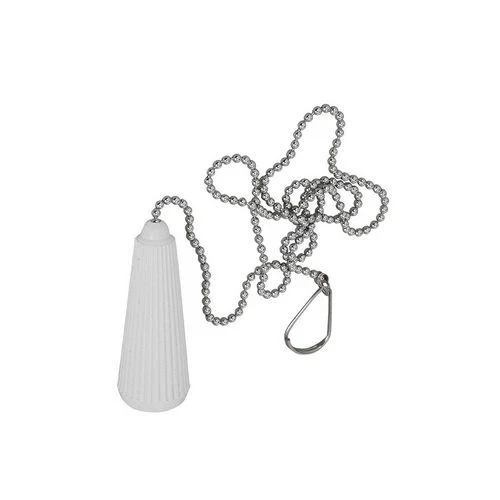 Maniglia bianca con catenella 70 cm -