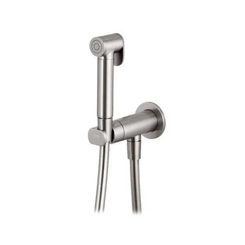 Set miscelatore con doccetta shut-off tondo cromo