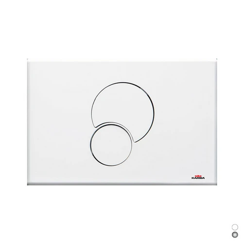 Placca modello fidia duo 2018 bianca