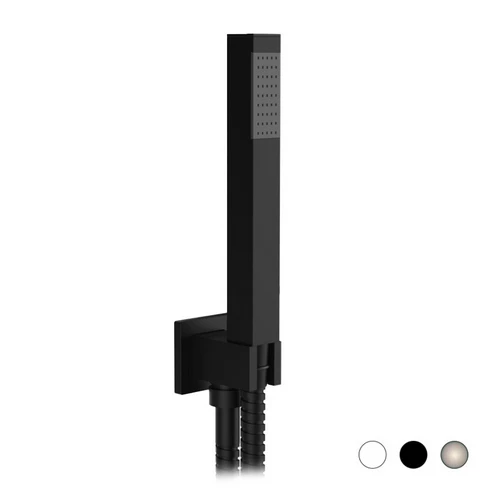 Kit doccetta minimale quadra bianco opaco