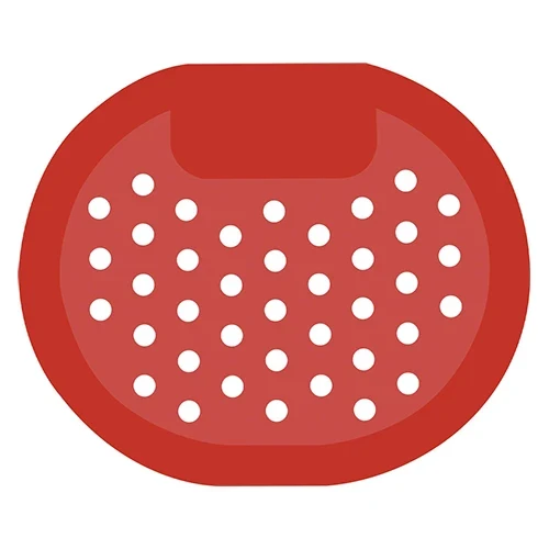 10 pz filtri per orinatoi 168x140 rosso