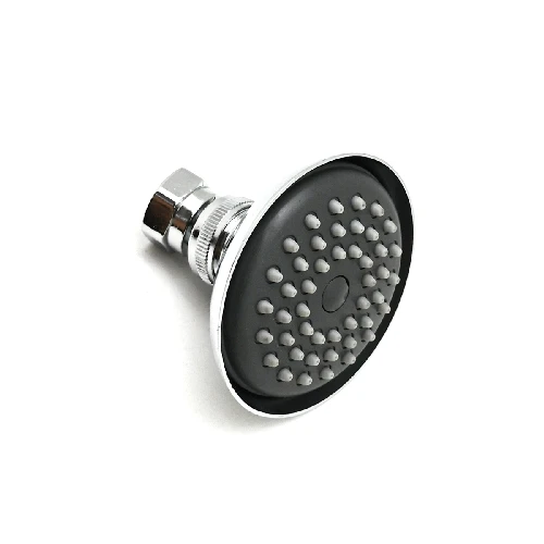 Soffione campana con anticalcare cromo-grigio
