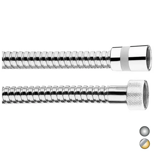 Flessibile doccia in ottone doppia aggraffatura cm 150 cromo