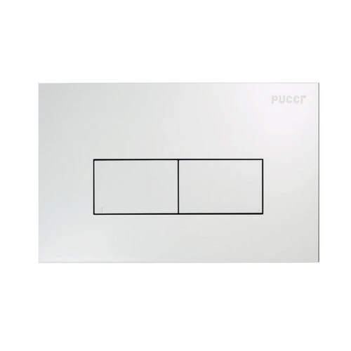 Placca per cassetta incasso pucci eco 2 pulsanti linea mod.2014 oro giallo